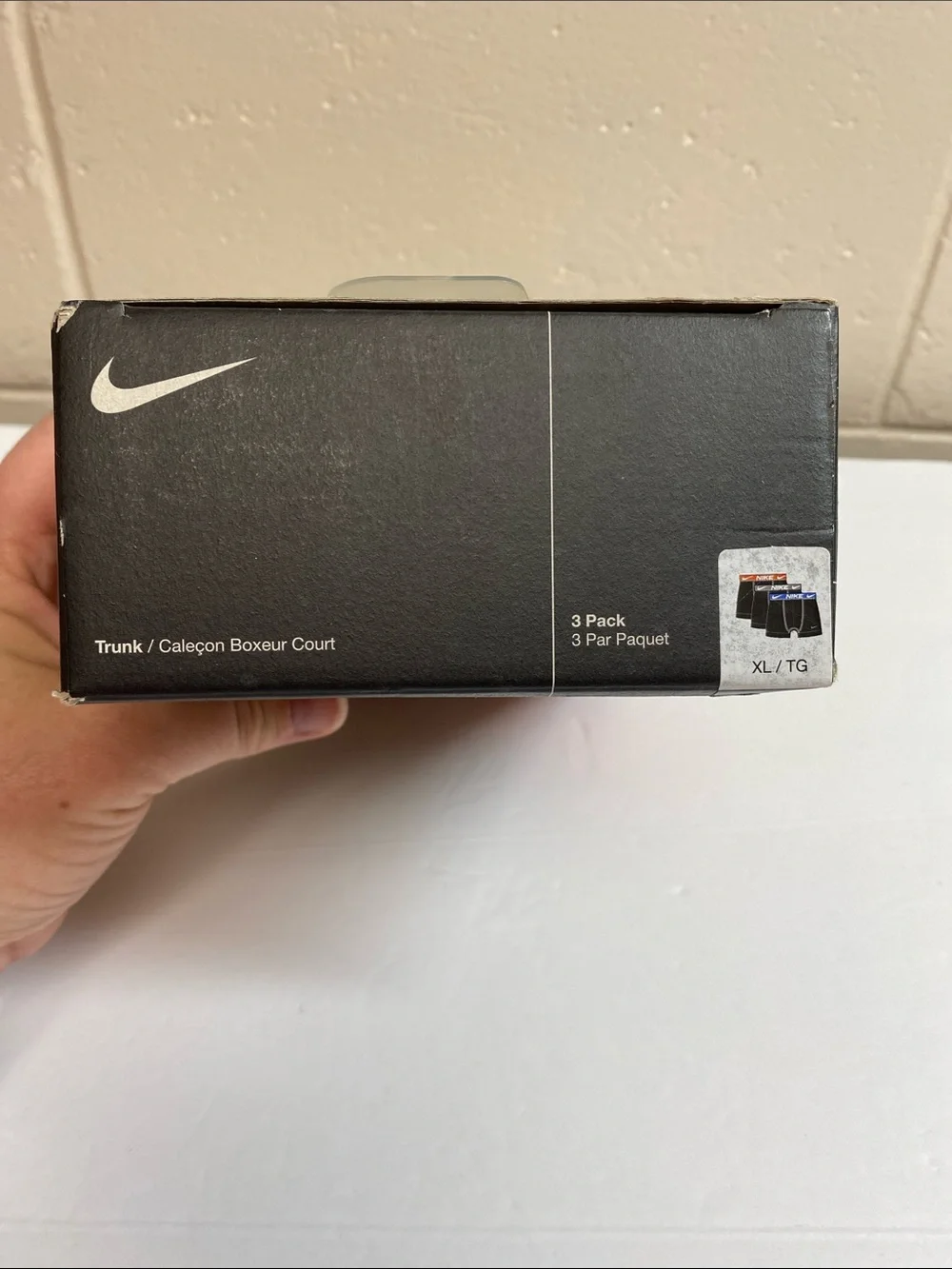 Nike Dri-FIT Essential Micro Trunks - Black, Blue, Orange - XL (3-Pack). NIB